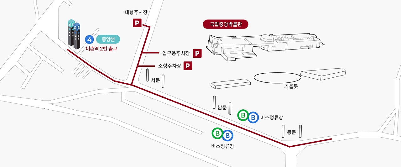 국립중앙박물관 주차 요금·할인·면제 증빙서류
